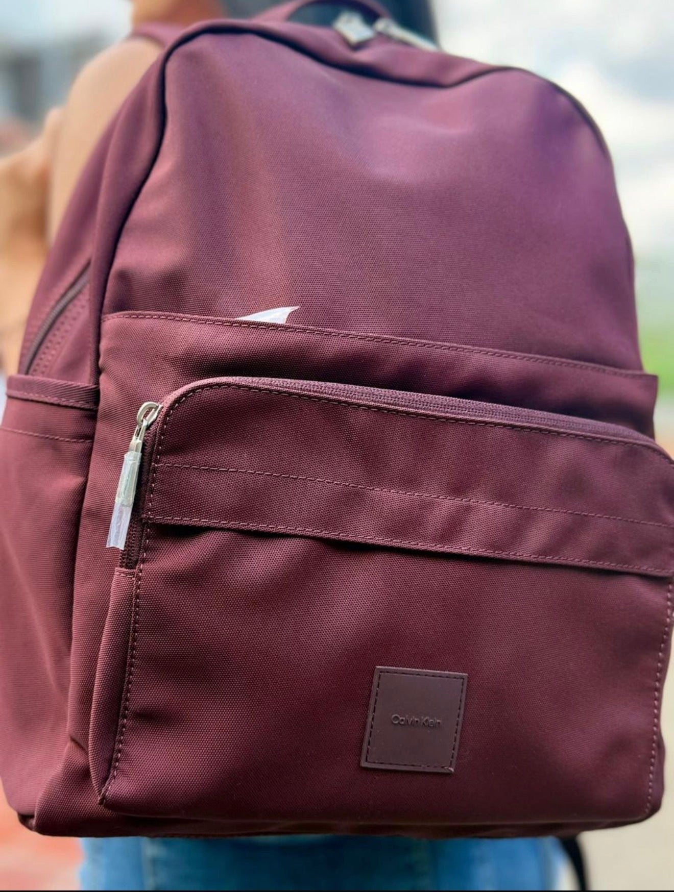 Mochila Calvin Klein Casual Tinto para Laptop 14” – 18L