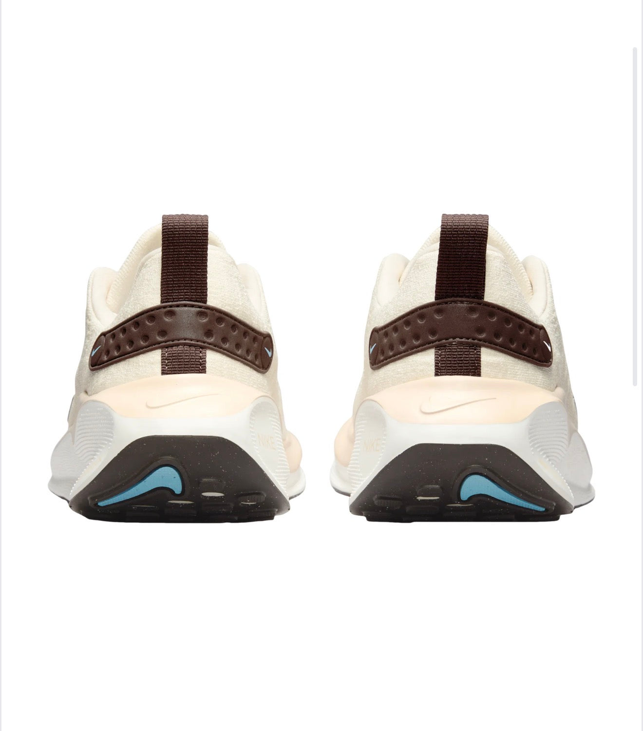 Tenis Nike ReactX Infinity Run para Mujer – Coconut Milk/Baroque Brown