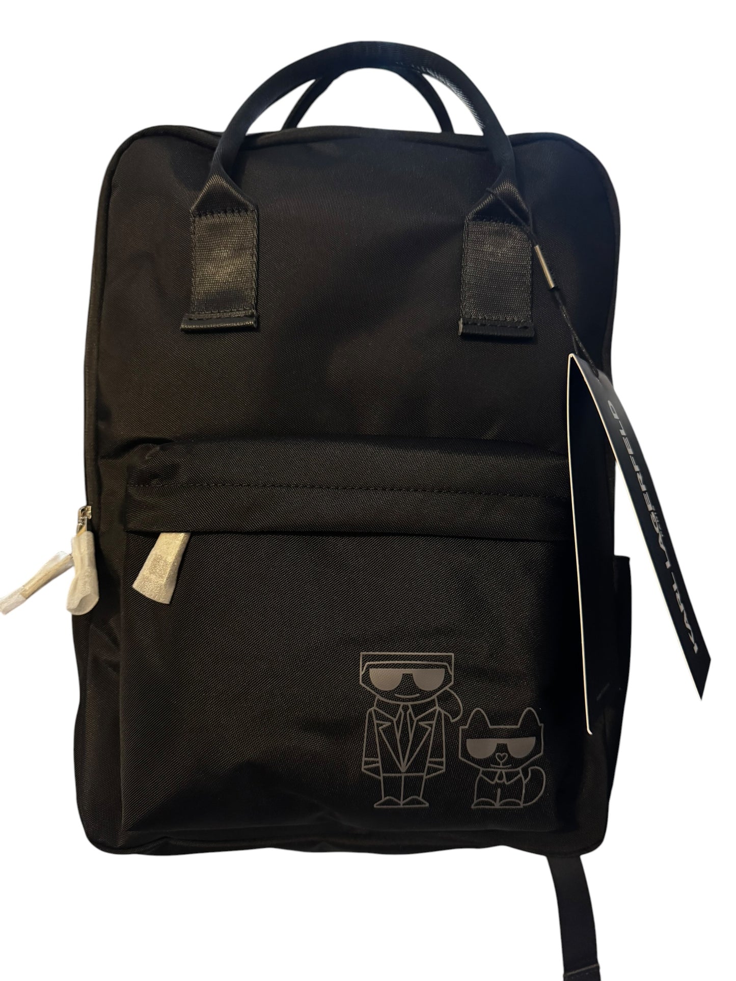 Mochila Karl Lagerfeld Negra Unisex con Diseño Moderno