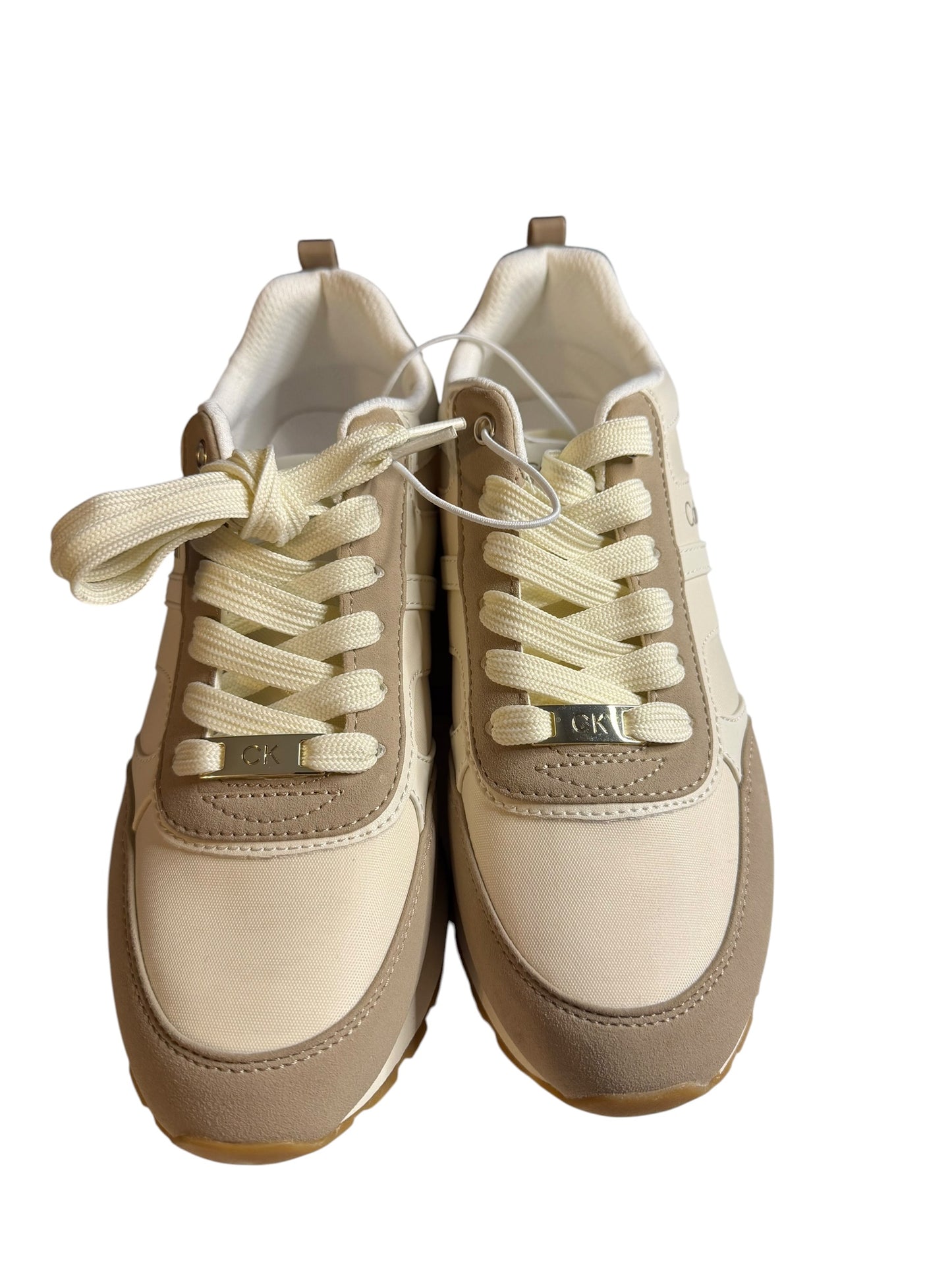 Tenis Calvin Klein Mujer Beige/Crema Talla 8.5