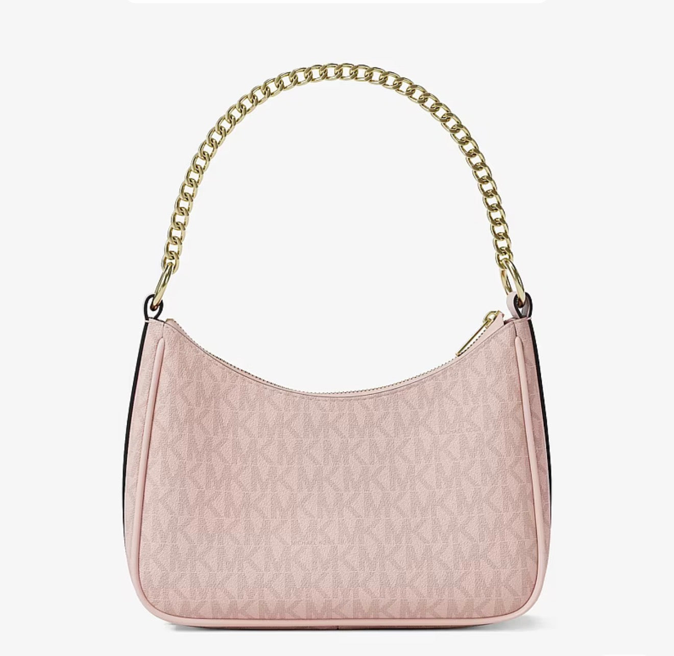 Bolso Michael Kors Logo Print Rosa con Cadena y Correa Ajustable para Mujer