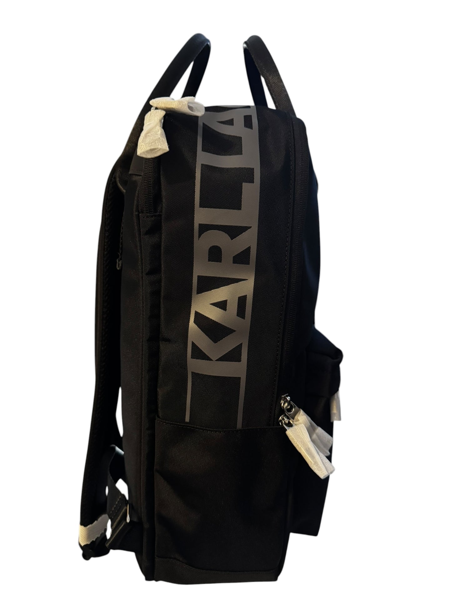 Mochila Karl Lagerfeld Negra Unisex con Diseño Moderno