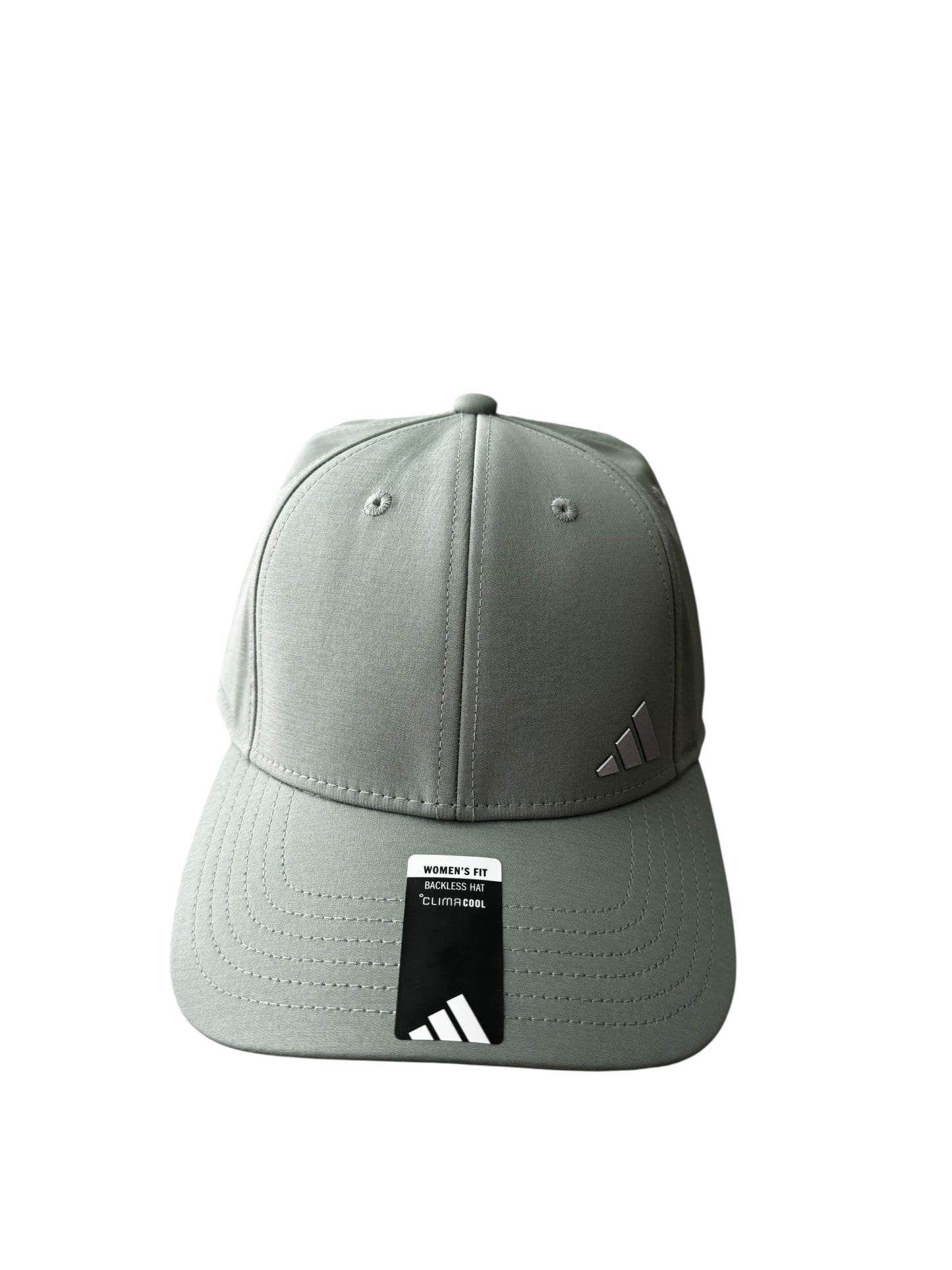 Gorra Adidas Backless para Mujer – Diseño Abierto para Cola de Caballo | Colores Verde Claro y Negro