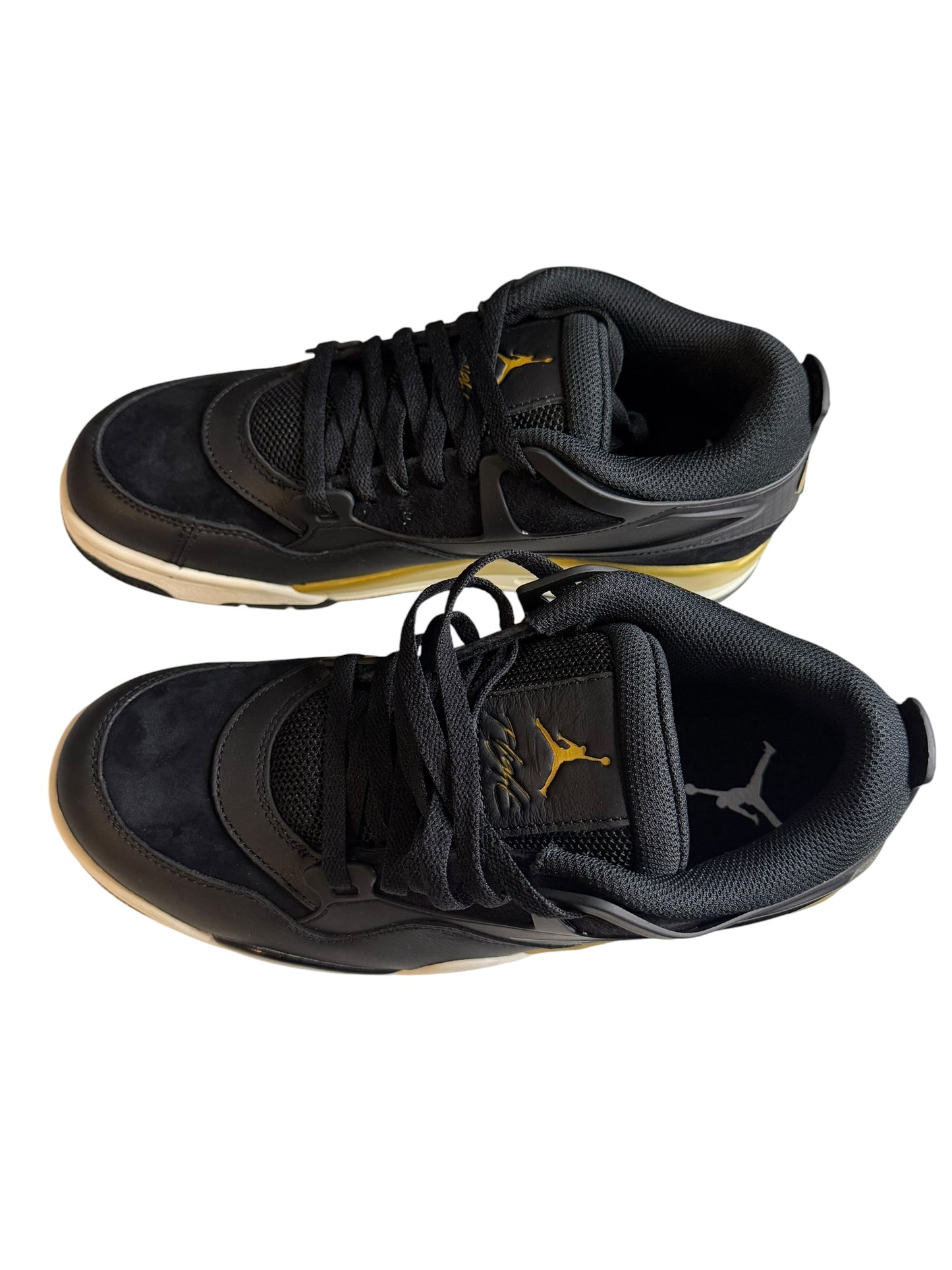 Air Jordan 4 RM Hombre Negro/Dorado Talla 9.5 – Originales