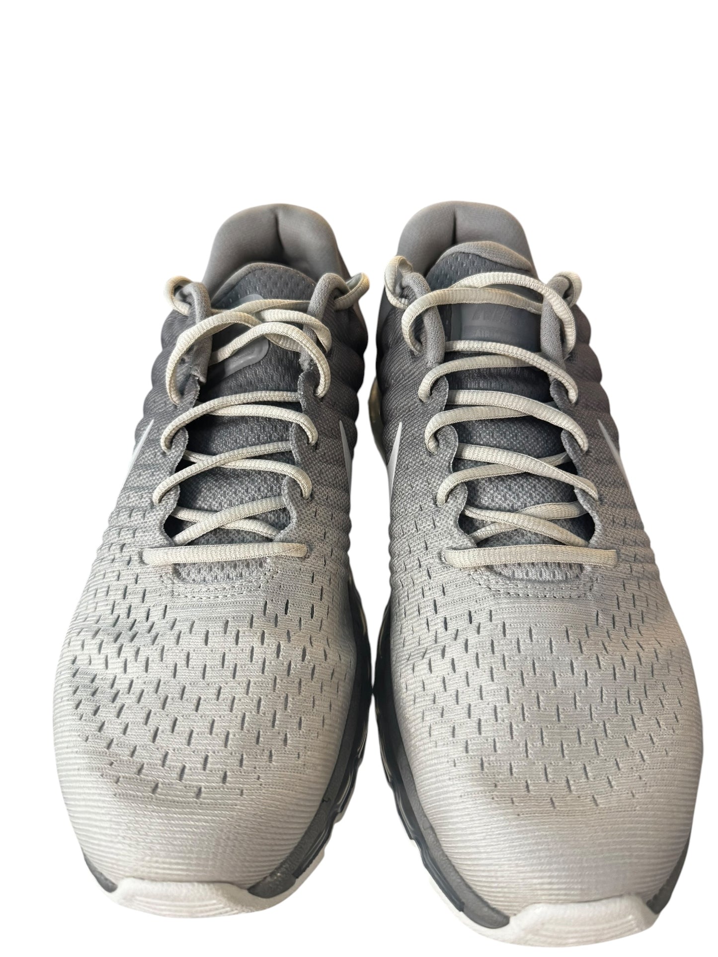 Nike Air Max 2017 Hombre – Gris Claro / Plata Mate / Blanco Roto