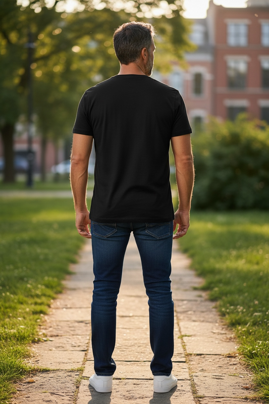 Camiseta Calvin Klein Jeans Negra con Logo Monogram Blanco
