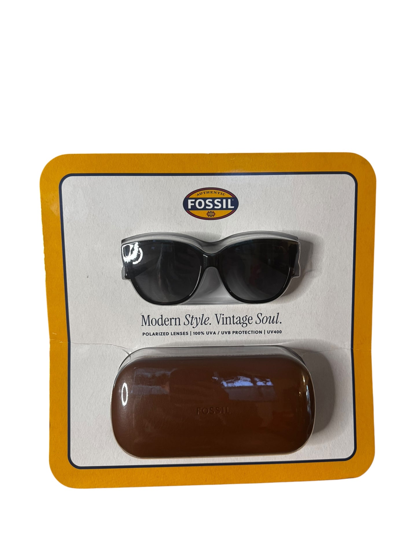 Gafas de Sol Fossil Polarizadas con Protección UV400 – Estilo Clásico Negro