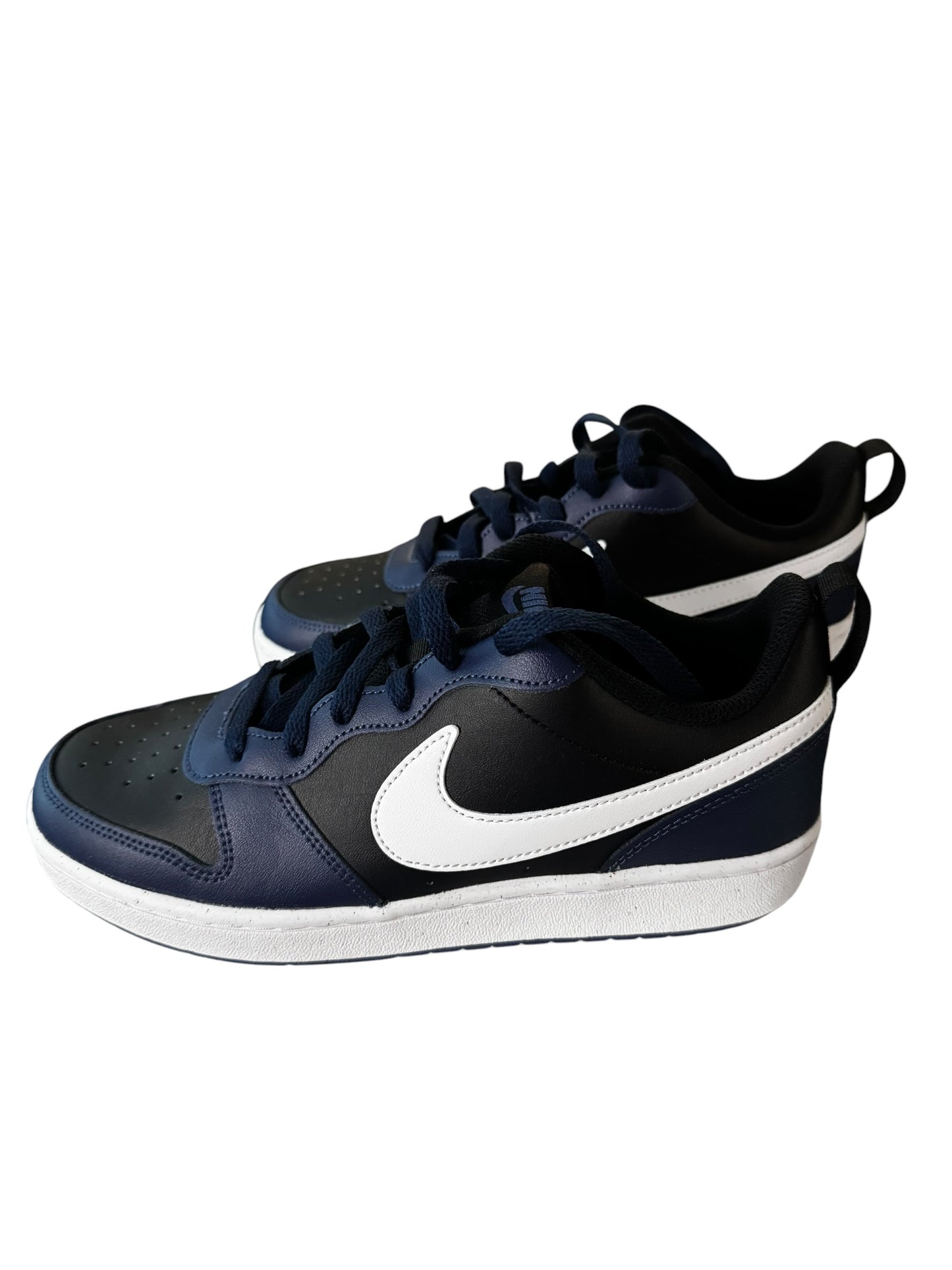 Nike Court Borough Low 2 Midnight Navy (GS) – Azul Marino/Negro/Blanco – Talla 7 Youth
