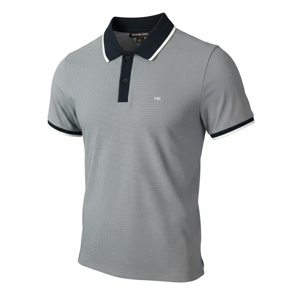 Polo Michael Kors Hombre de Secado Rápido – Azul Marino o Negro – Estilo Clásico Premium