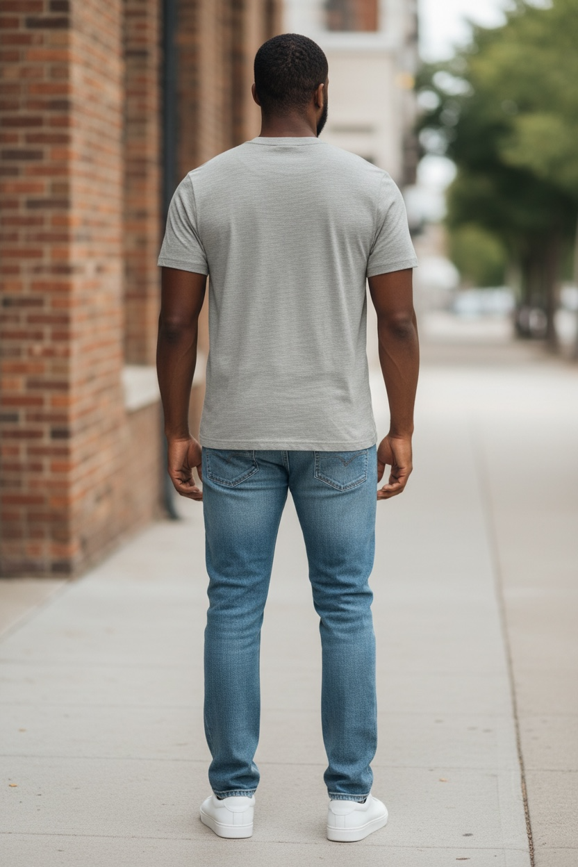 Camiseta Calvin Klein Texturizada Gris para Hombre