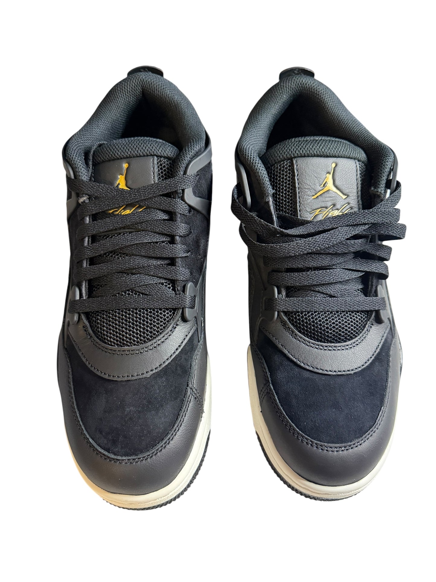 Air Jordan 4 RM Hombre Negro/Dorado Talla 9.5 – Originales