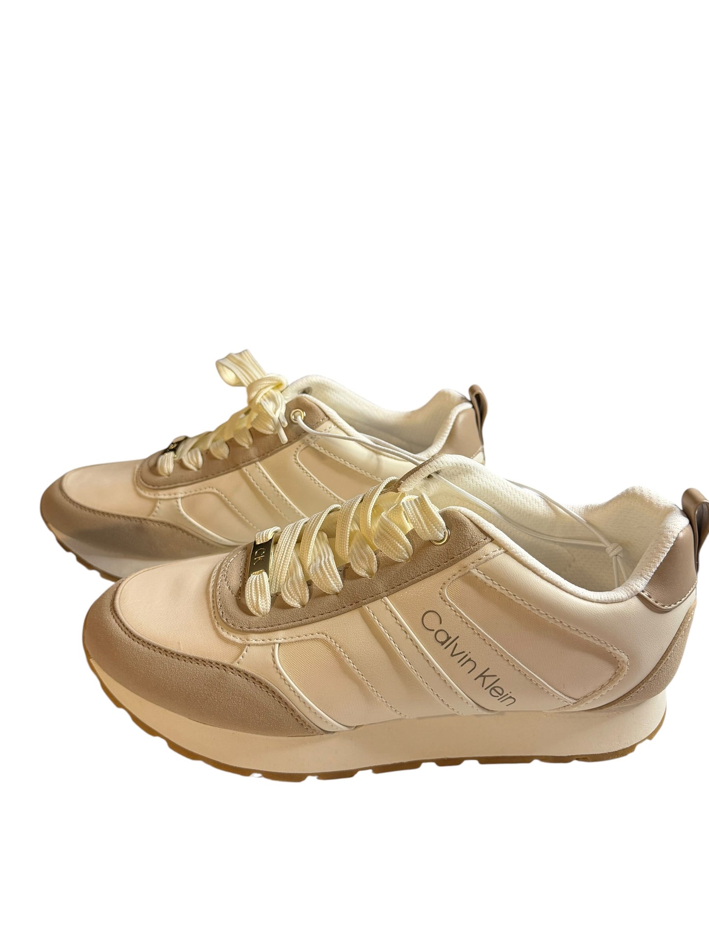 Tenis Calvin Klein Mujer Beige/Crema Talla 8.5