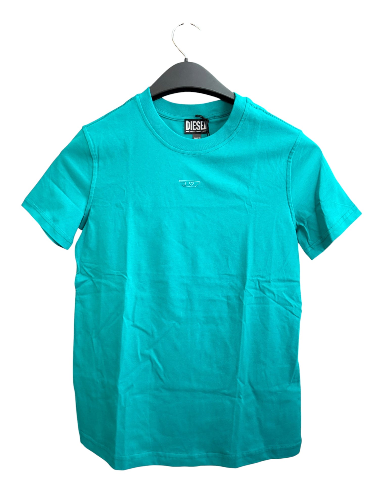 Camiseta Diesel Mujer Verde Tropical – Camiseta Original Premium de Algodón