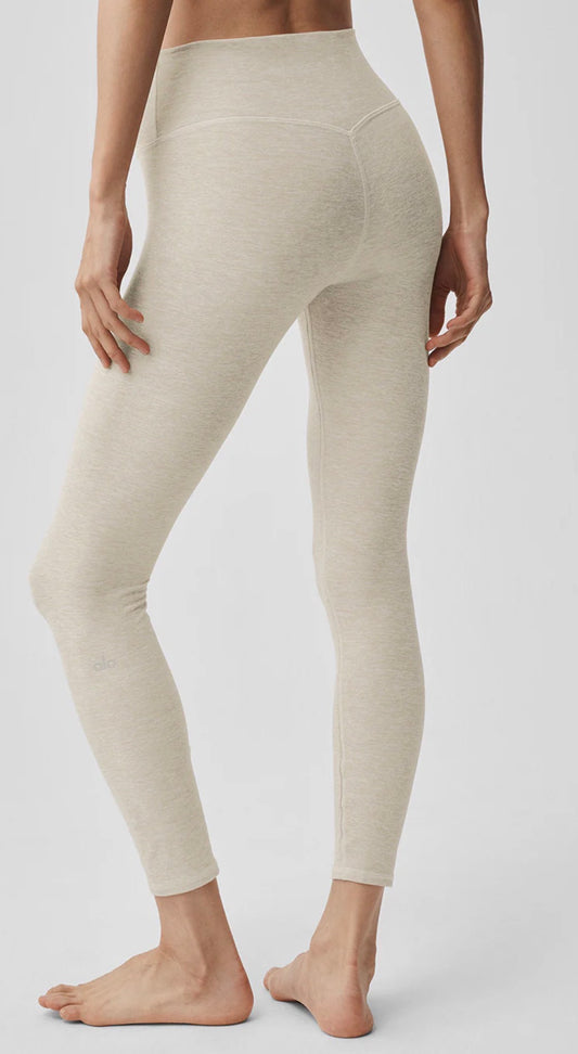 Leggings Alo Yoga Alosoft High-Waist 7/8 Highlight Beige