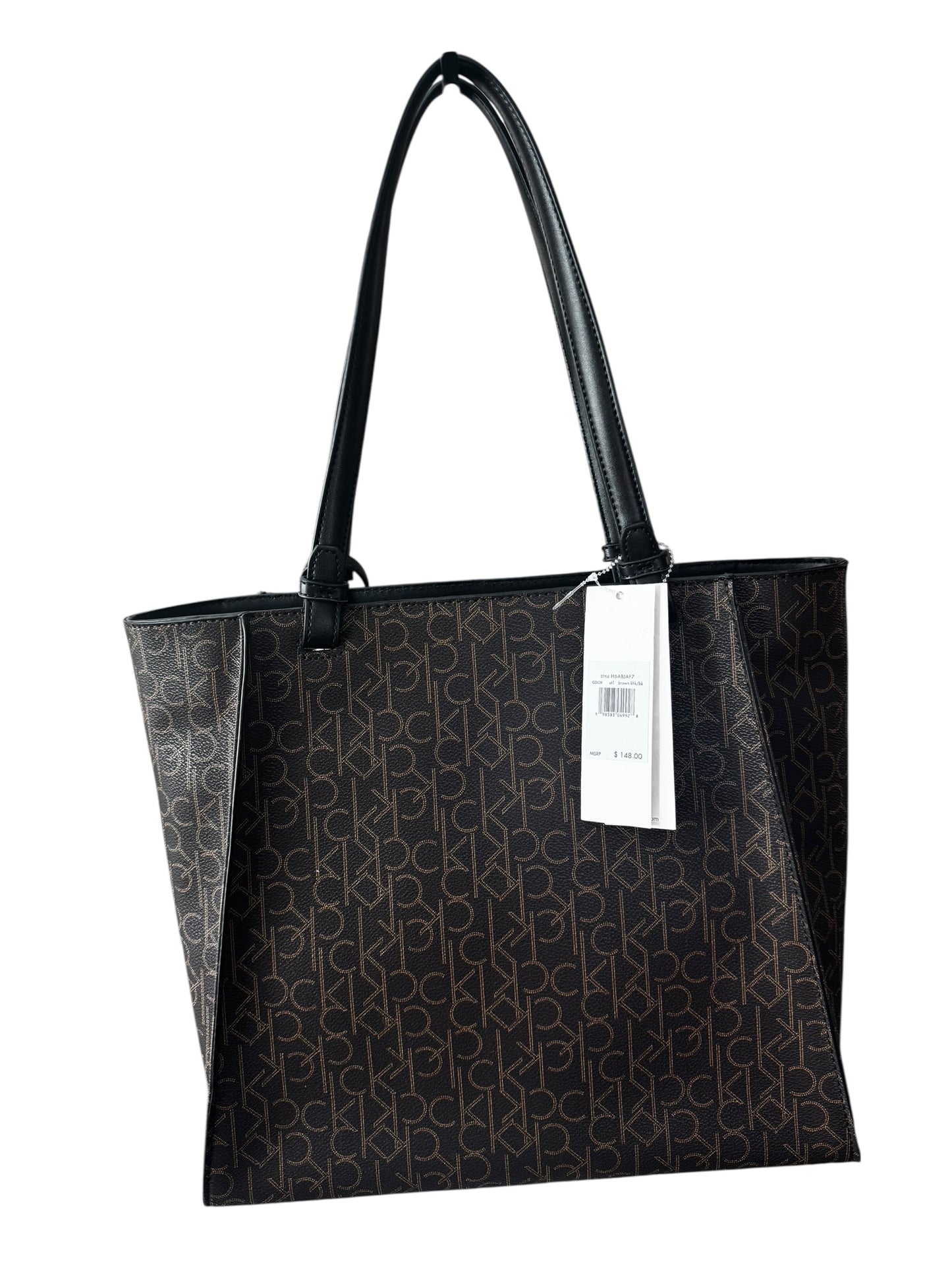 Bolso Calvin Klein Mujer Café con Monograma – Tote Elegante
