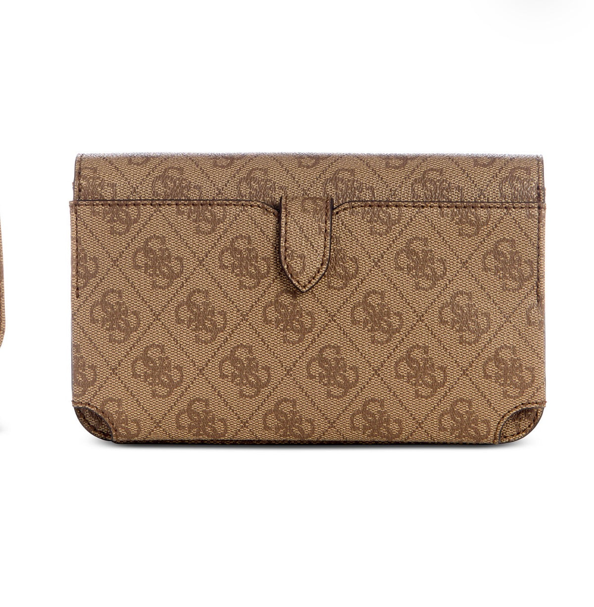 Bolso Crossbody GUESS Noelle II con Solapa Estampado Latte Logo