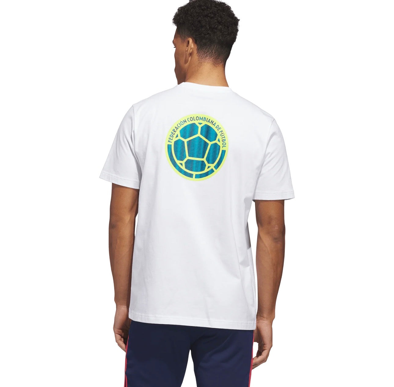 Camiseta adidas Originals Selección Colombia 26 Away Hook Tee Blanca para Hombre