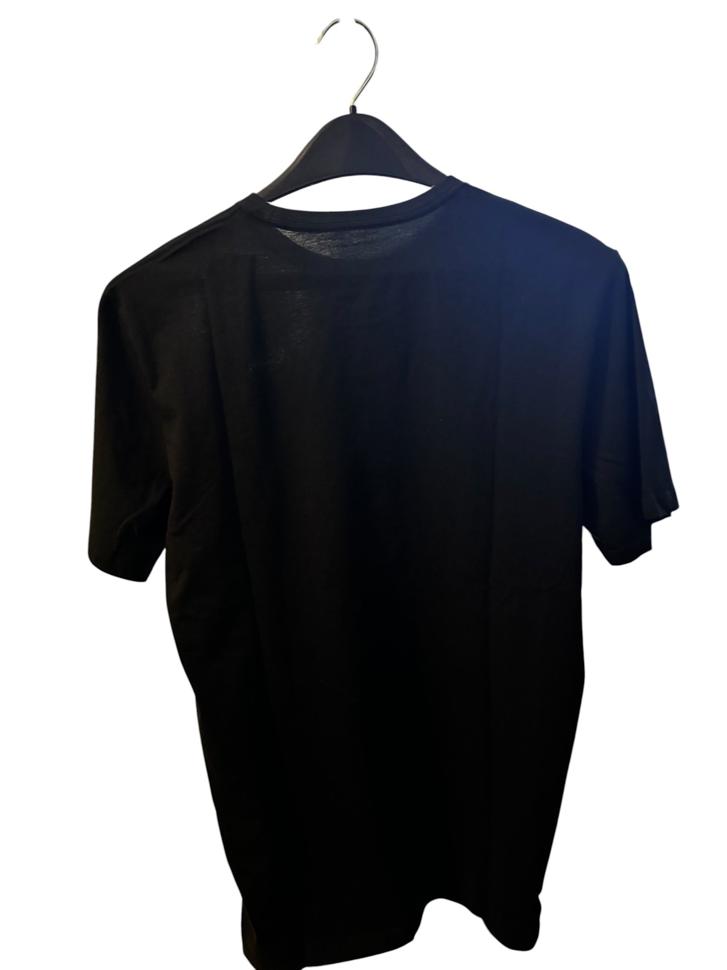 Camiseta Calvin Klein Jeans Negra con Logo Monogram Blanco