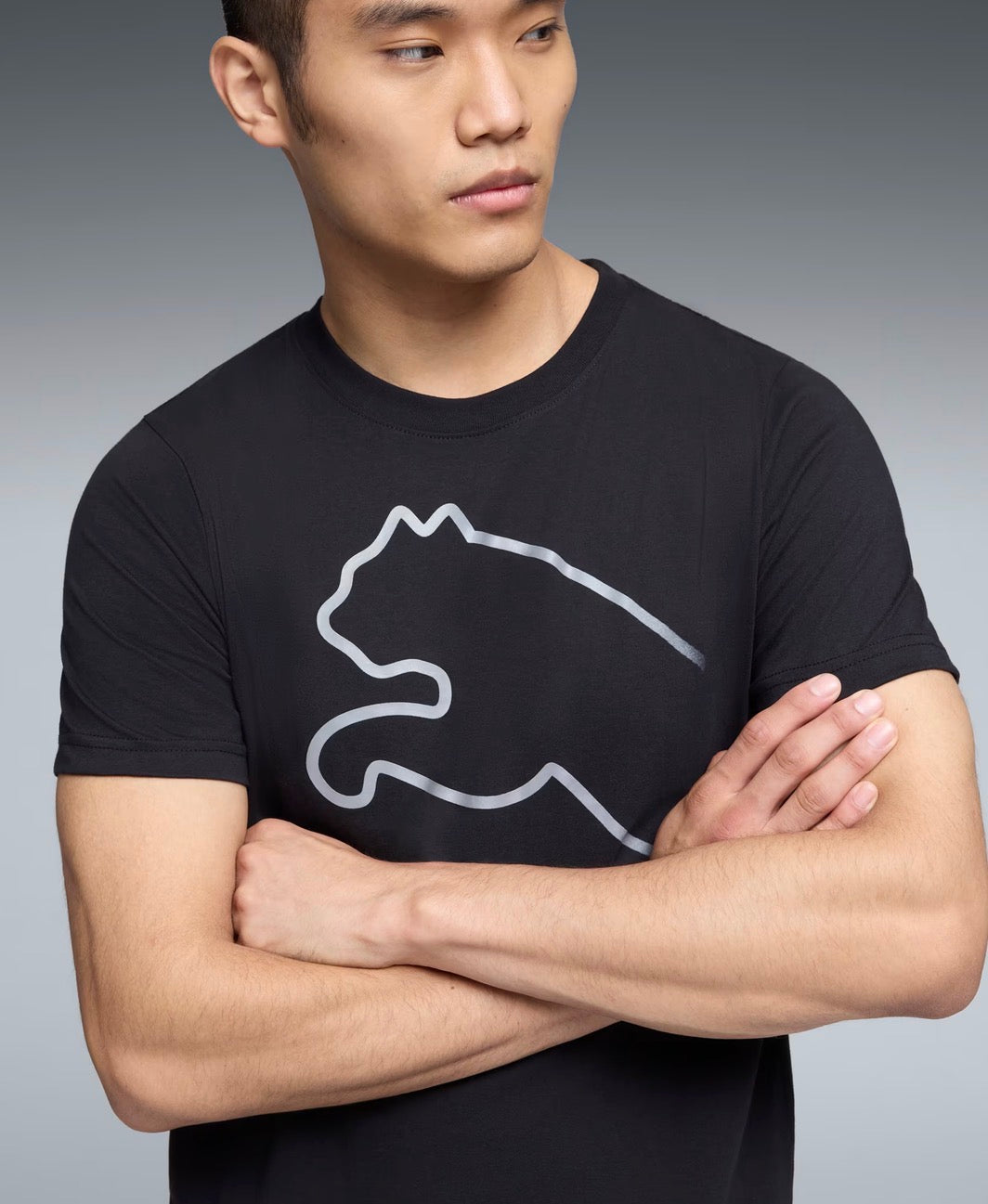 Camiseta Puma House of Graphics Hombre Negra