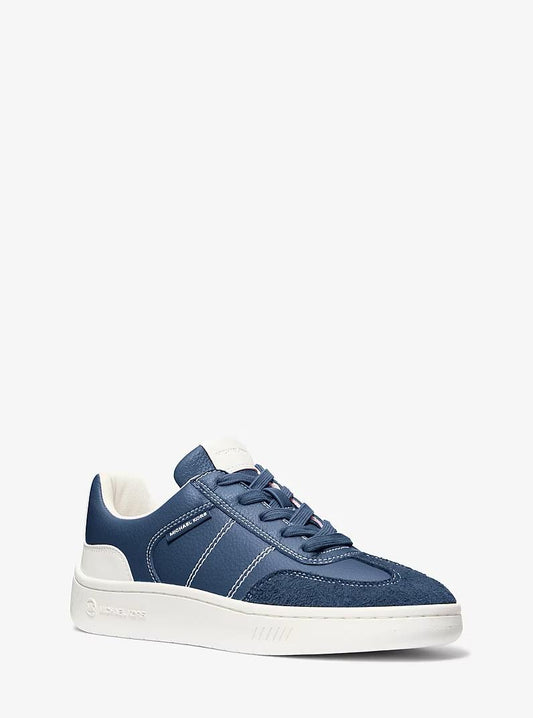 Tenis Michael Kors Kai Mixed-Media Azul Marino para Hombre