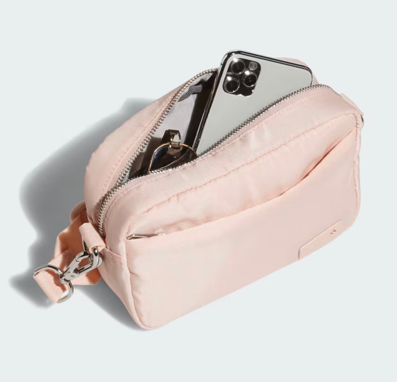 Bolso Crossbody Adidas Luxe Rosa Blush con Correa Ajustable