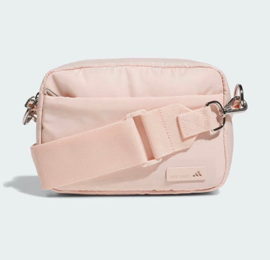 Bolso Crossbody Adidas Luxe Rosa Blush con Correa Ajustable