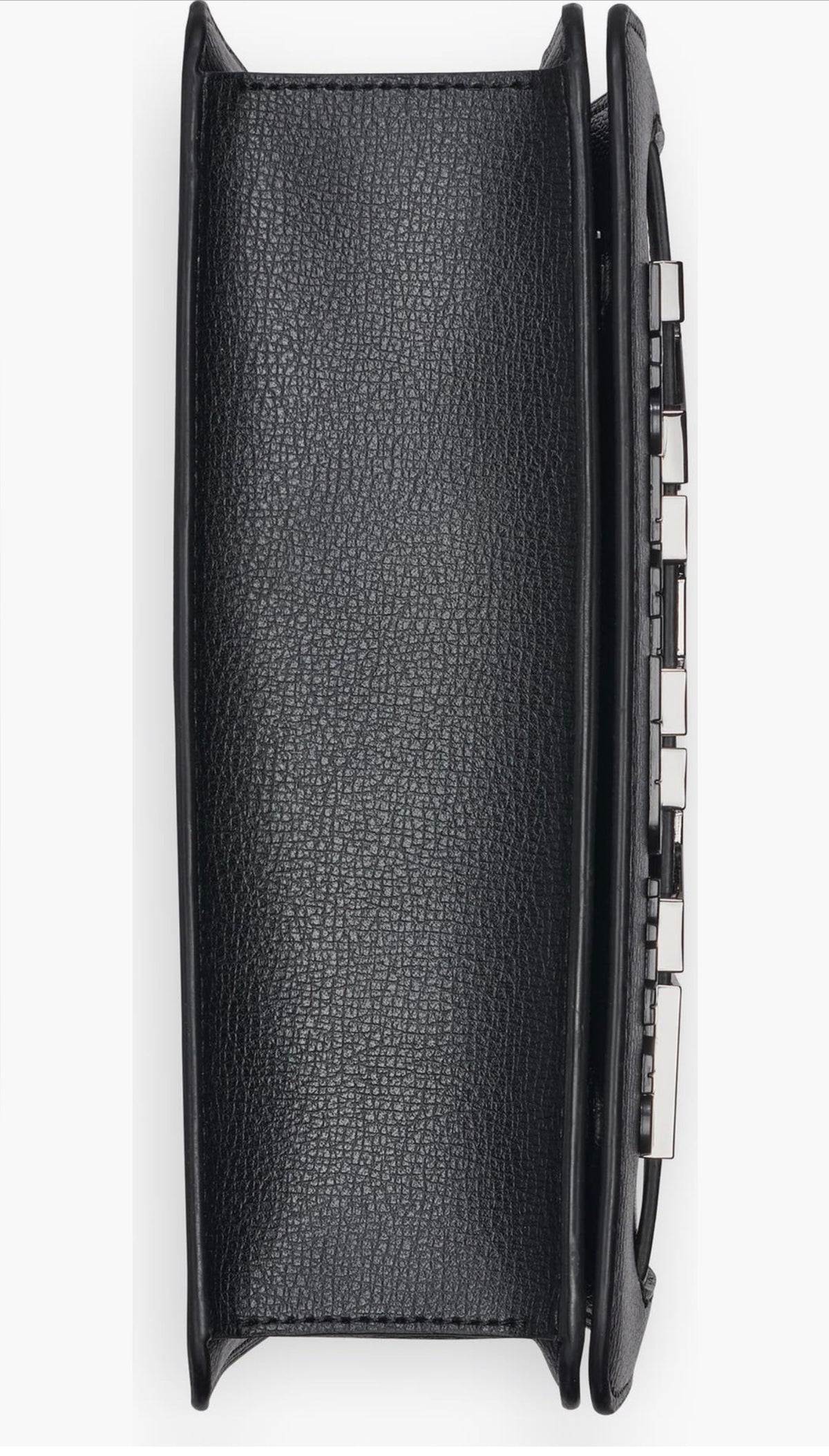 Bolso Cruzado Karl Lagerfeld Paris Simone de Cuero Negro con Logo