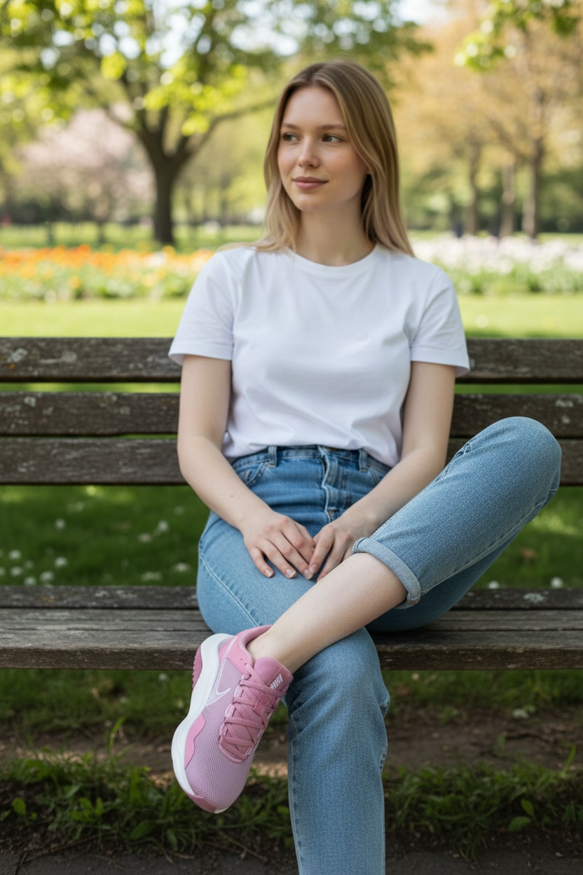 Tenis Nike Mujer Rosados – Comodidad y Estilo Deportivo (Talla 39)