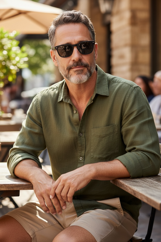 Gafas de Sol Ben Sherman para Hombre Polarizadas con Protección UV400 – Estilo Clásico Negro