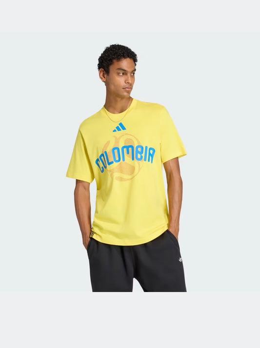Camiseta Adidas FIFA World Cup 26 Colombia Hombre Amarilla