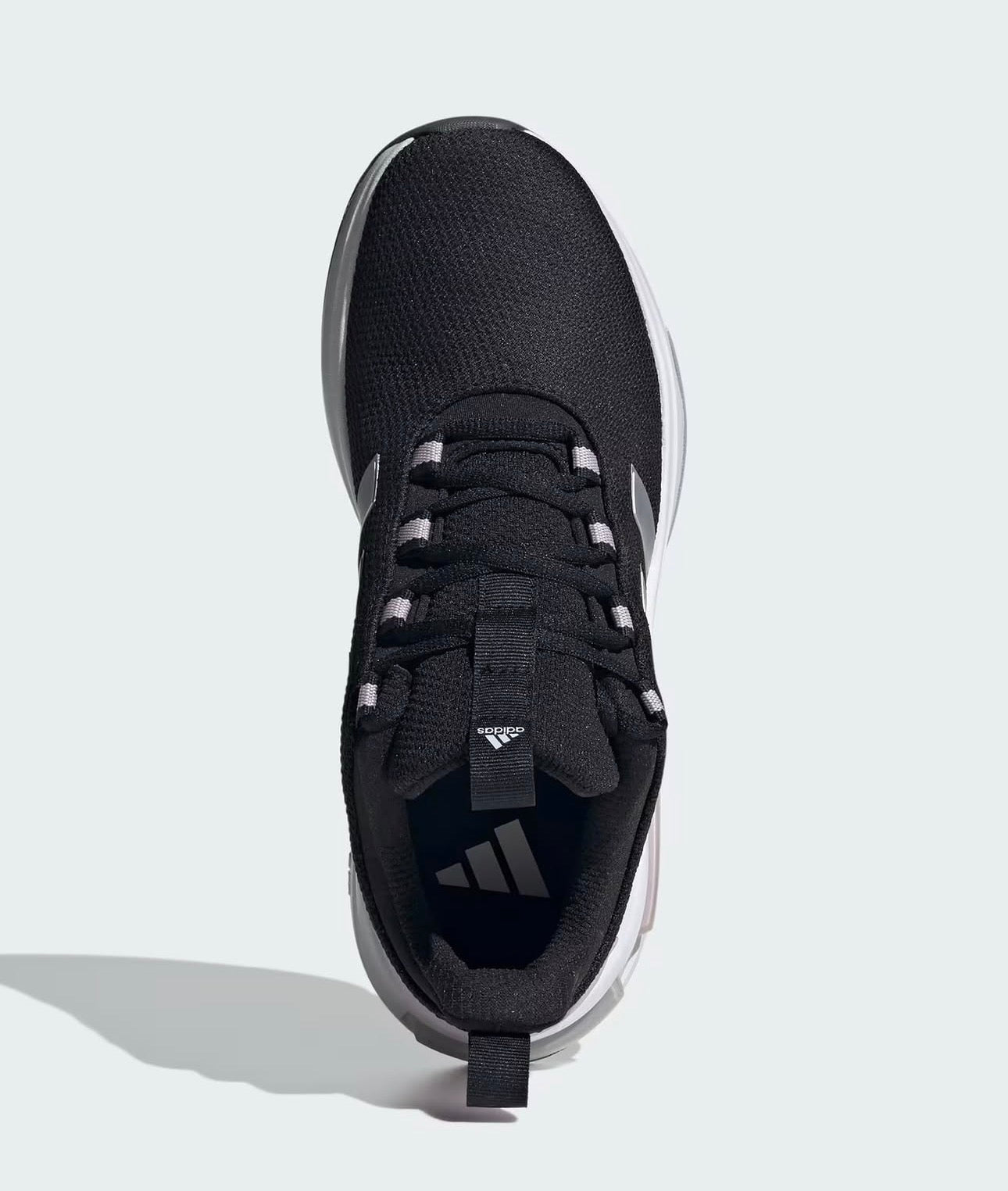 Tenis Adidas Mujer Negros con Suela Blanca – Estilo Deportivo y Cómodo