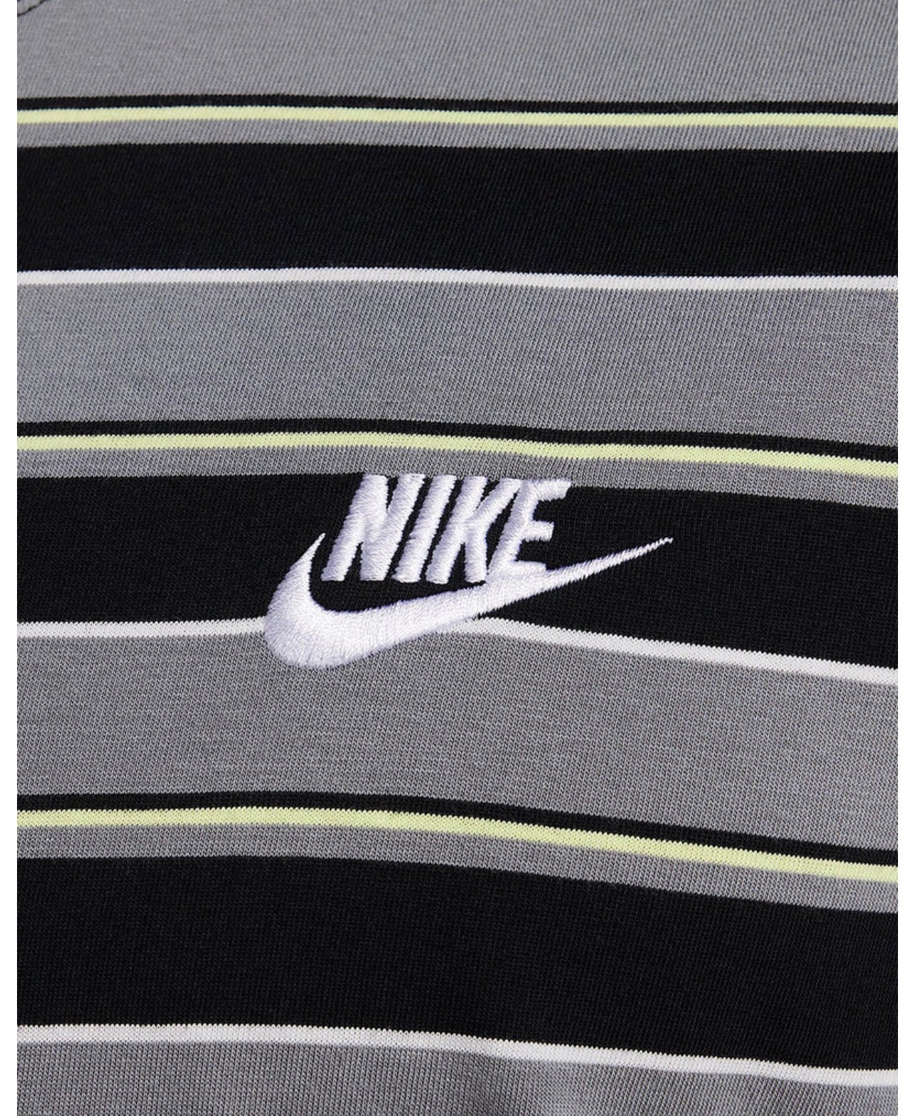 Camiseta Nike Sportswear Rayas Gris y Negro para Hombre