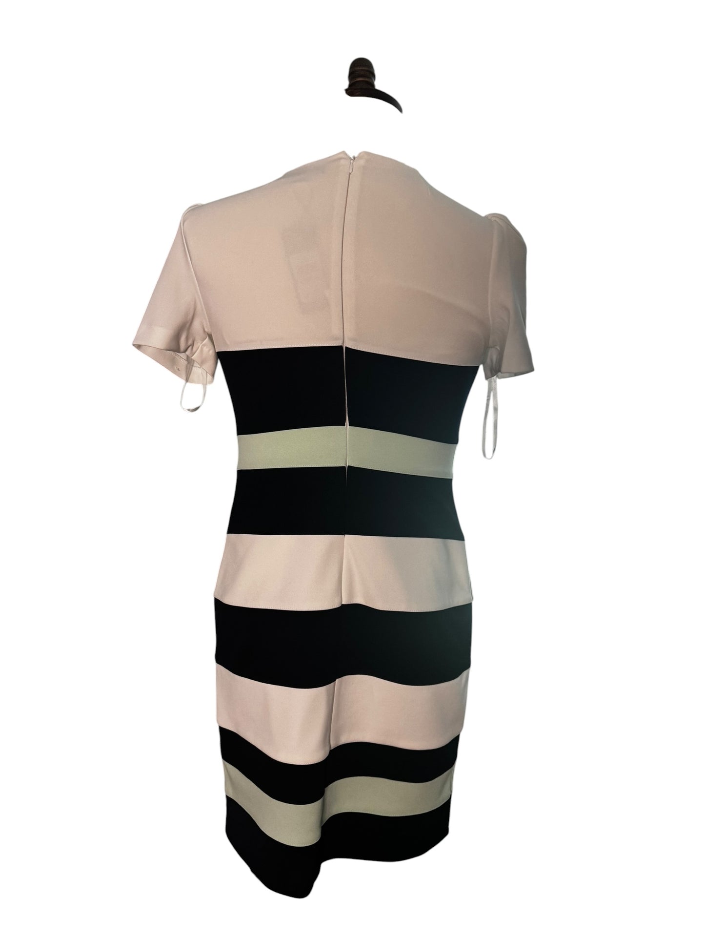 Vestido Tommy Hilfiger de Rayas Beige y Azul Marino para Mujer – Talla 6