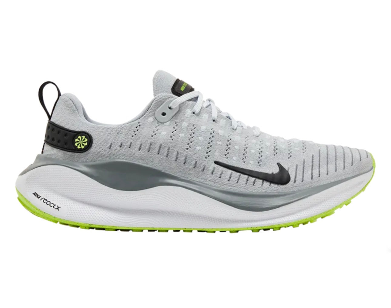 Tenis Nike ReactX Infinity Run 4 Hombre Gris Wolf Grey/Black