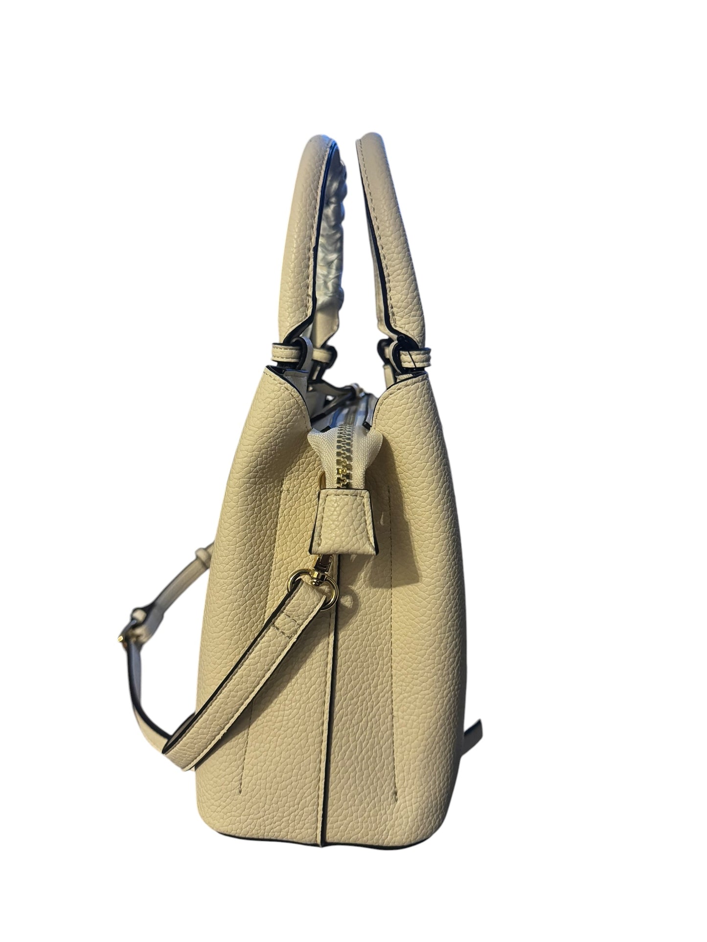 Bolso Calvin Klein Blanco Elegante con Pañoleta y Correa Ajustable