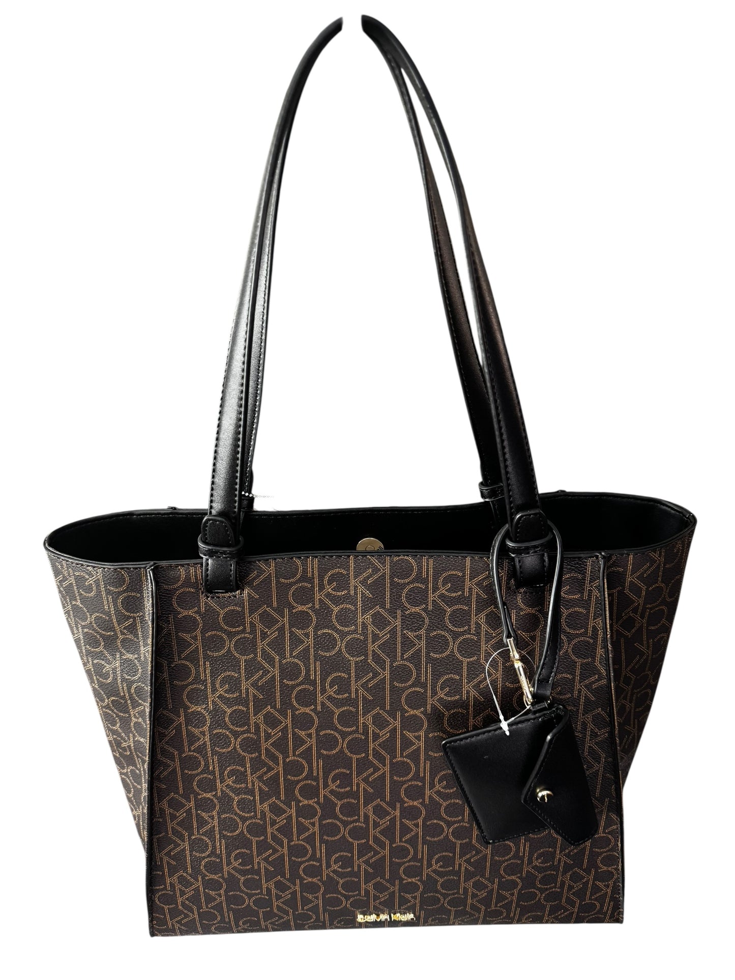 Bolso Calvin Klein Mujer Café con Monograma – Tote Elegante
