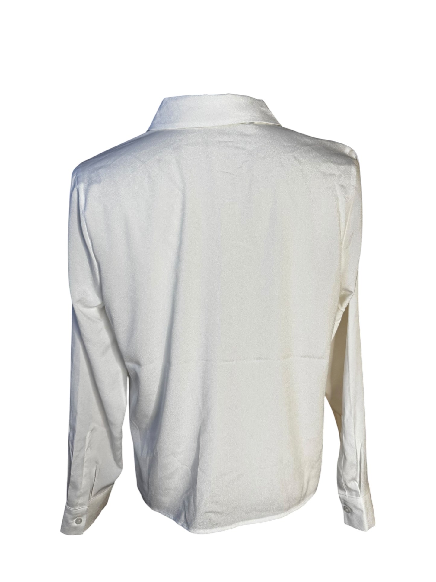 Blusa Karl Lagerfeld Paris Blanca con Estampado Escena París en Negro