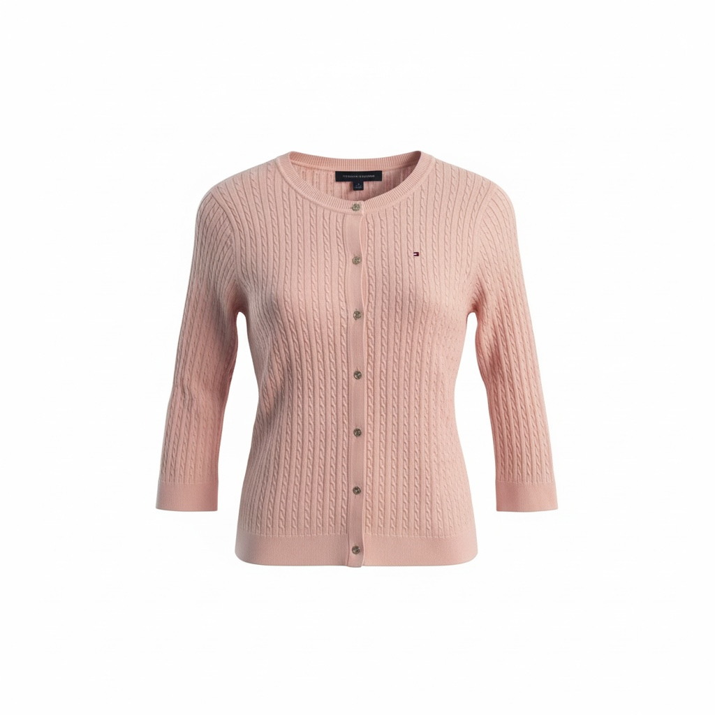 Cárdigan Tommy Hilfiger Rosado Claro para Mujer
