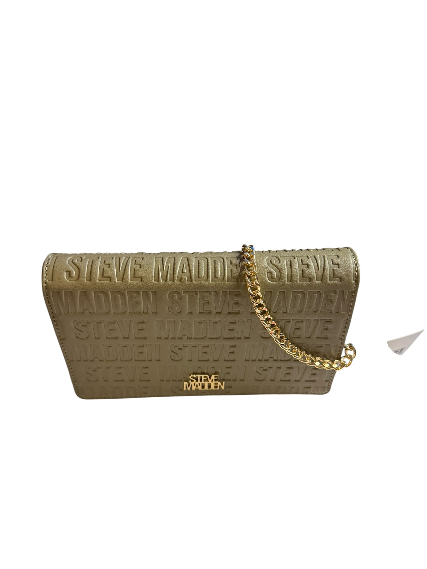 Bolso Crossbody Steve Madden Olive con Cadena Dorada – Original