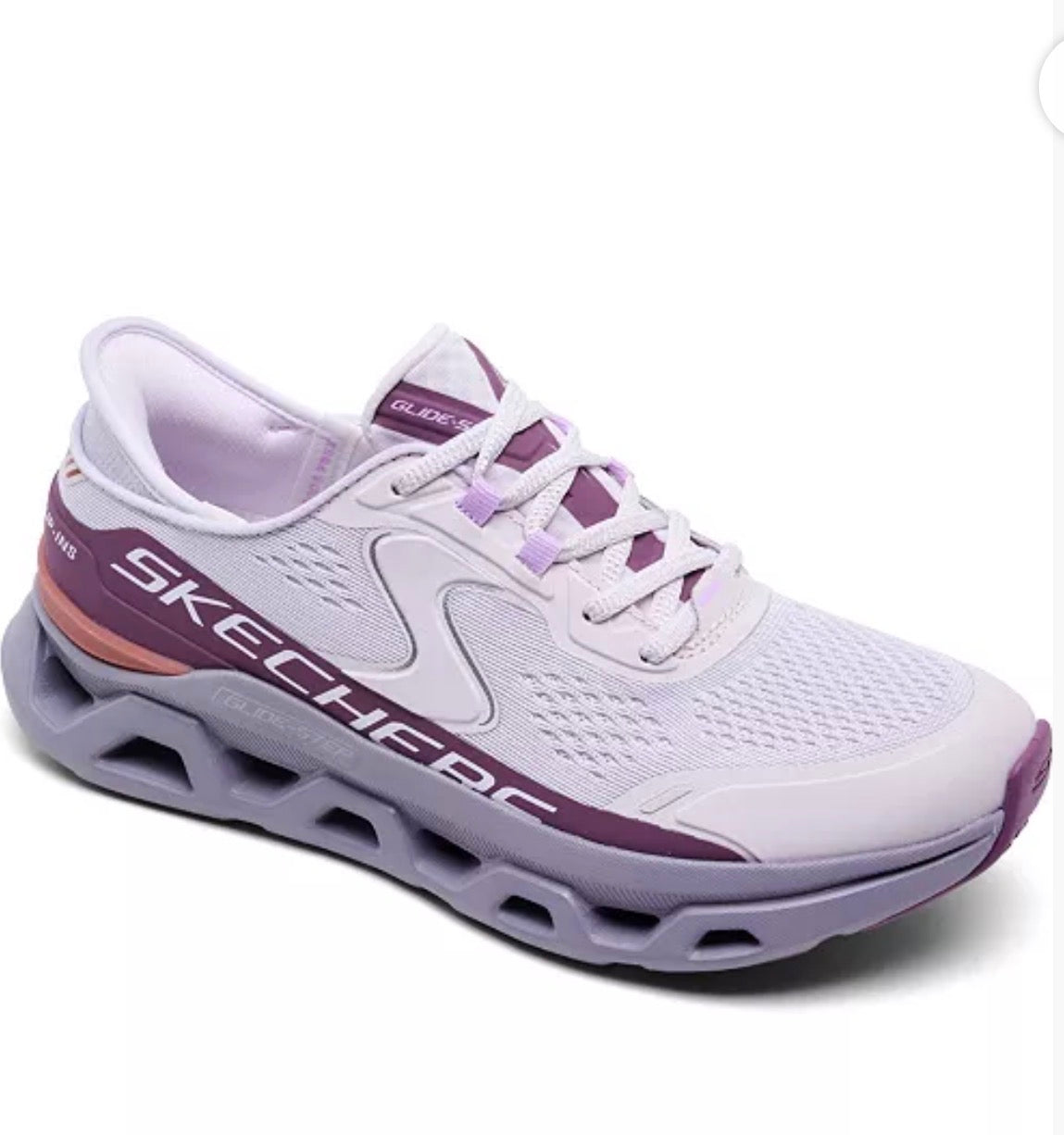 Skechers Slip-ins Glide-Step Altus para Mujer – Tenis Deportivos Color Lila