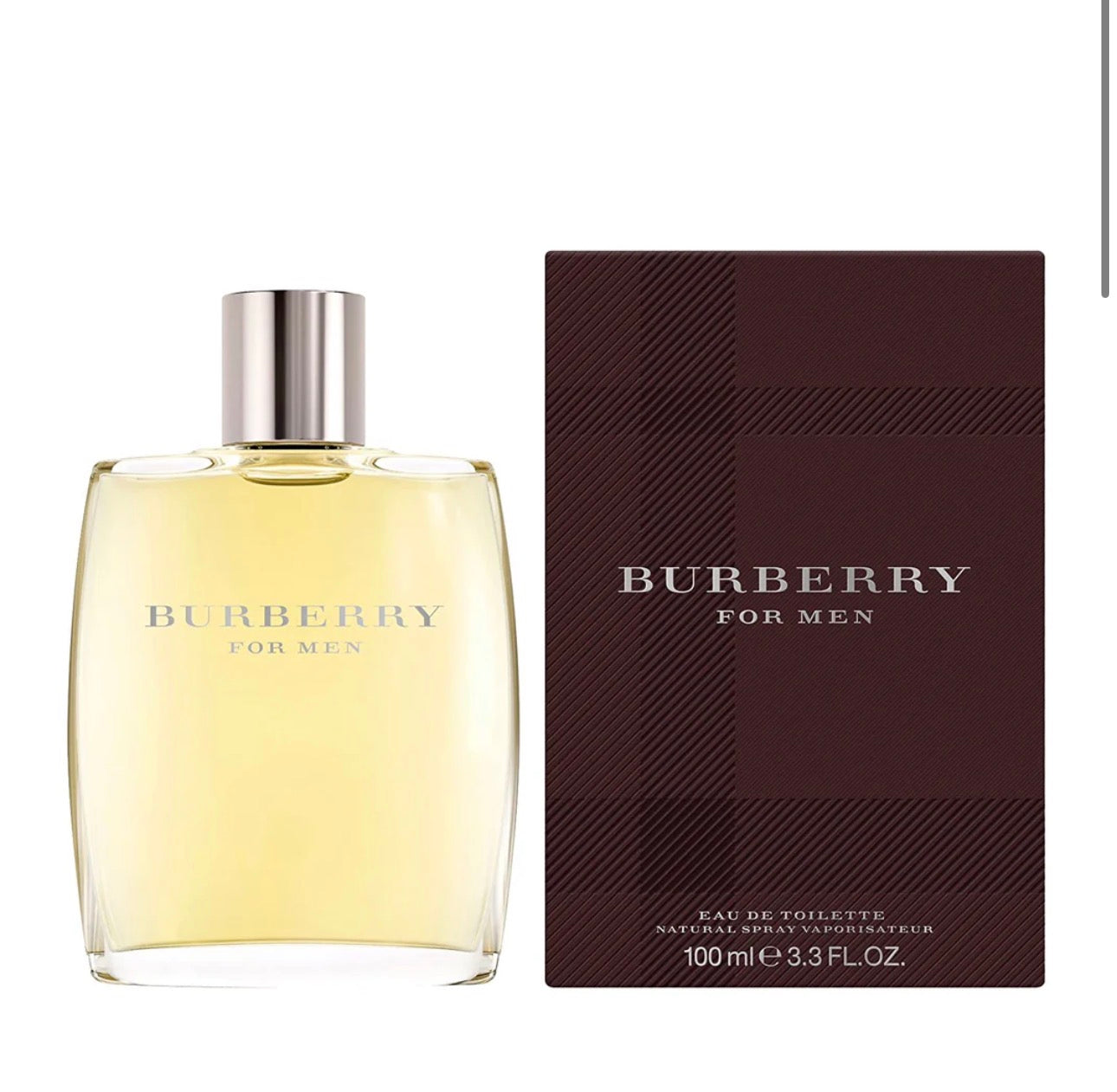 Burberry For Men Eau de Toilette 100 ml / 3.3 oz – Fragancia Clásica Masculina Elegante