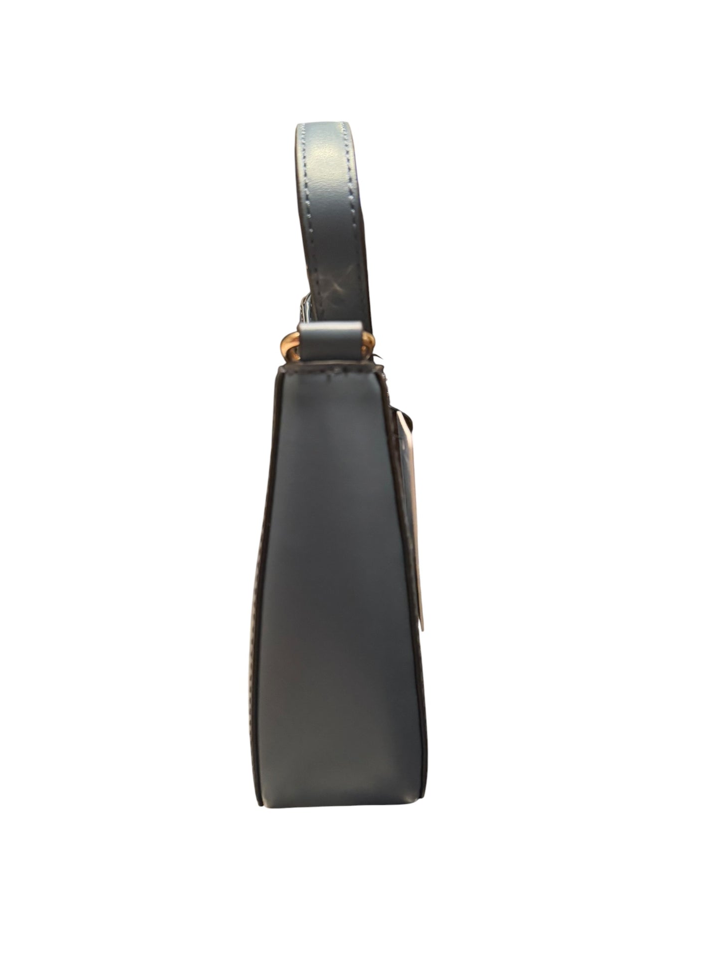 Bolso Guess Shoulder Bag Gris Azulado con Charms Dorados para Mujer