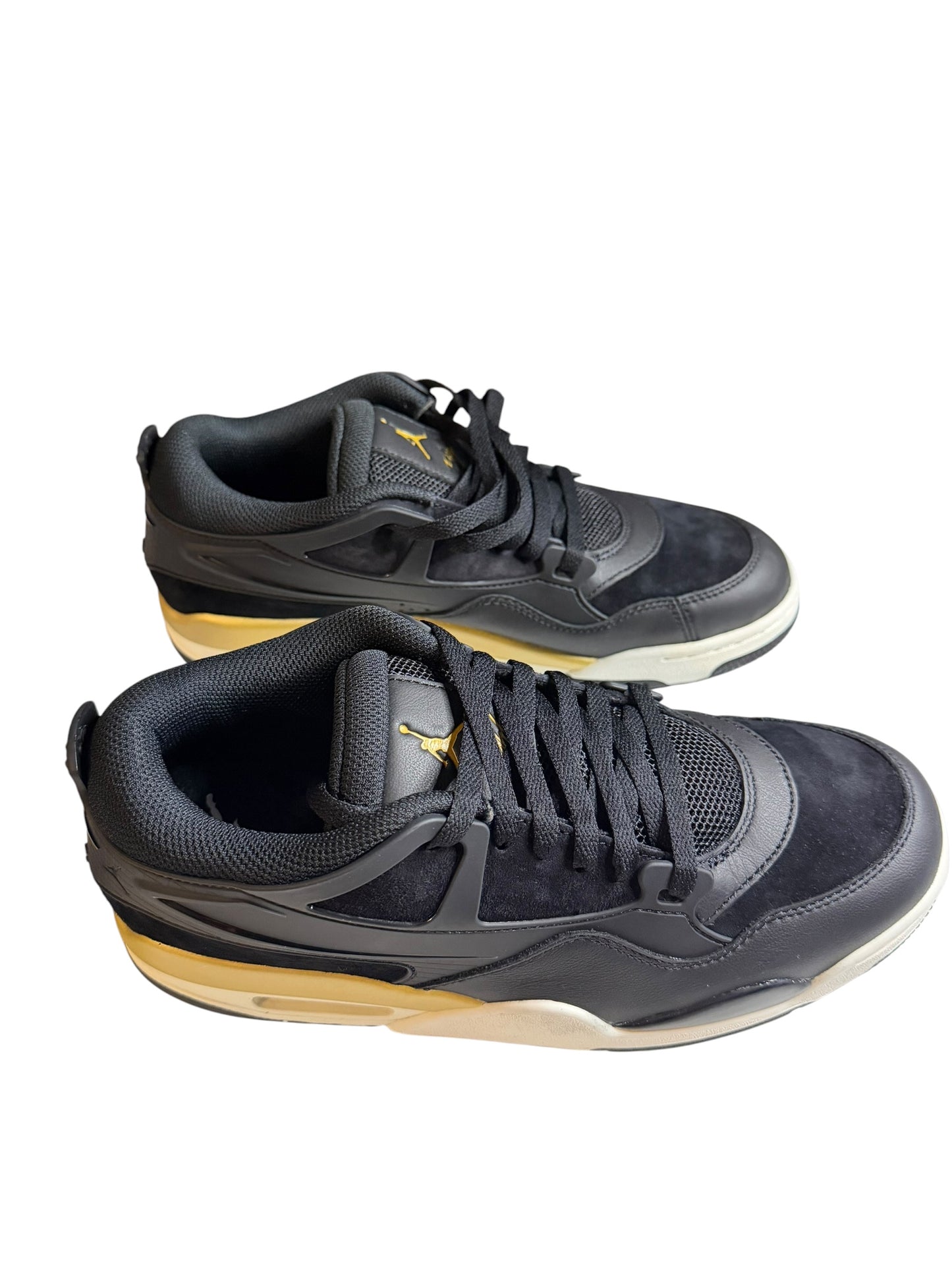 Air Jordan 4 RM Hombre Negro/Dorado Talla 9.5 – Originales