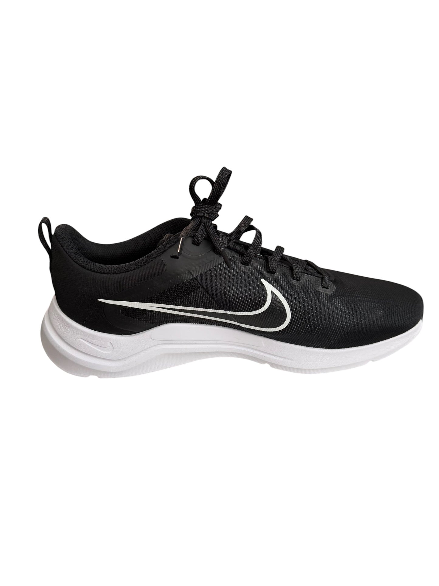 Nike Downshifter 12 Hombre Negro/Blanco