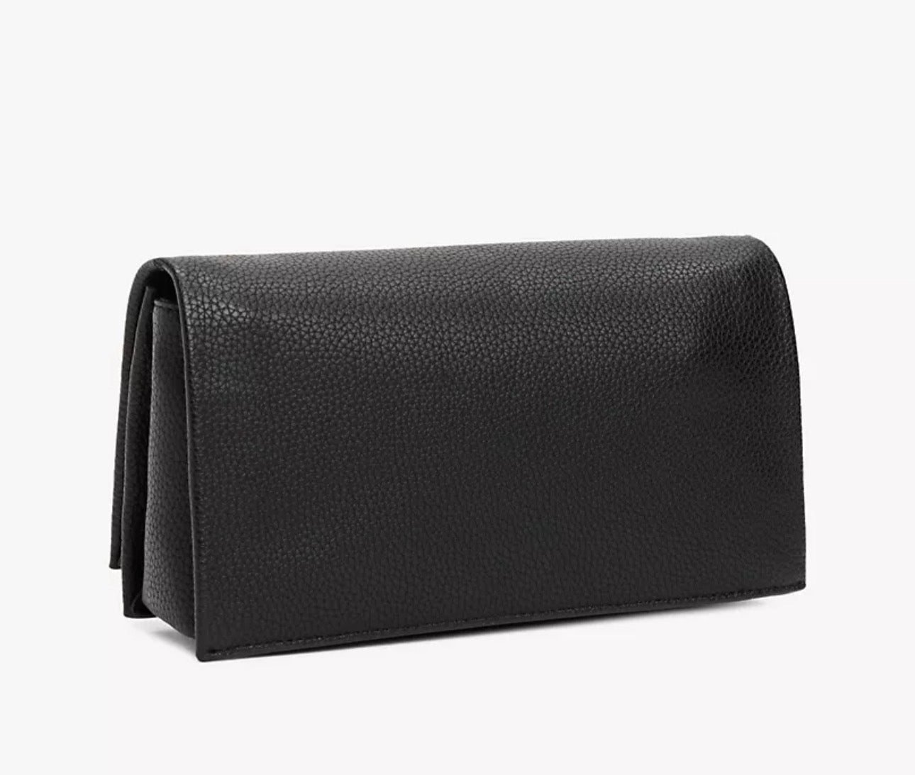 Bolso Crossbody Tommy Hilfiger Negro con Cadena y Cierre Monograma