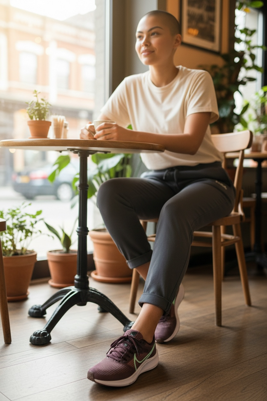 Tenis Nike Air Zoom Pegasus Mujer Marrón con Verde – Estilo Running y Cómodo