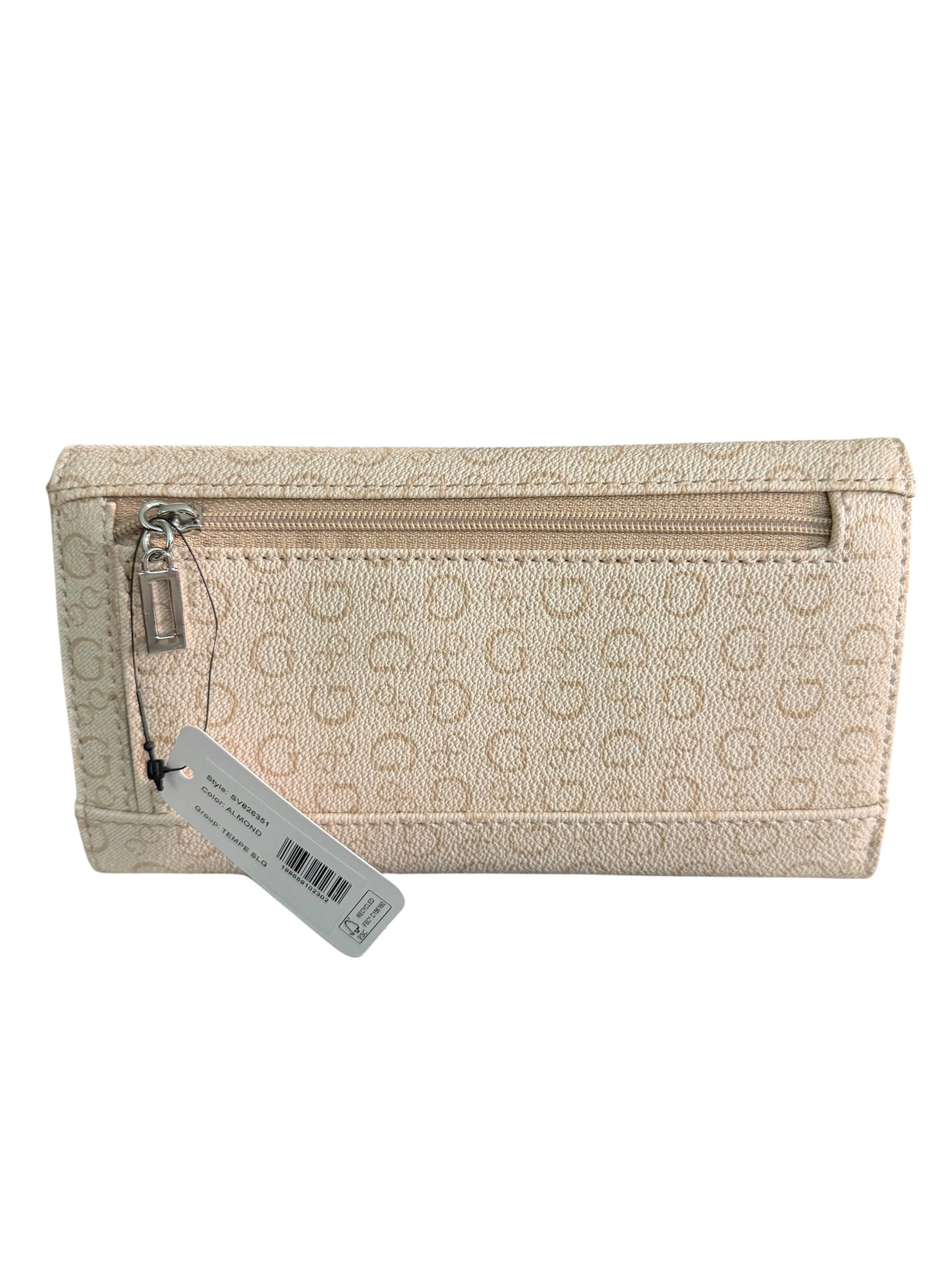 Billetera Guess Original Beige Monograma para Mujer