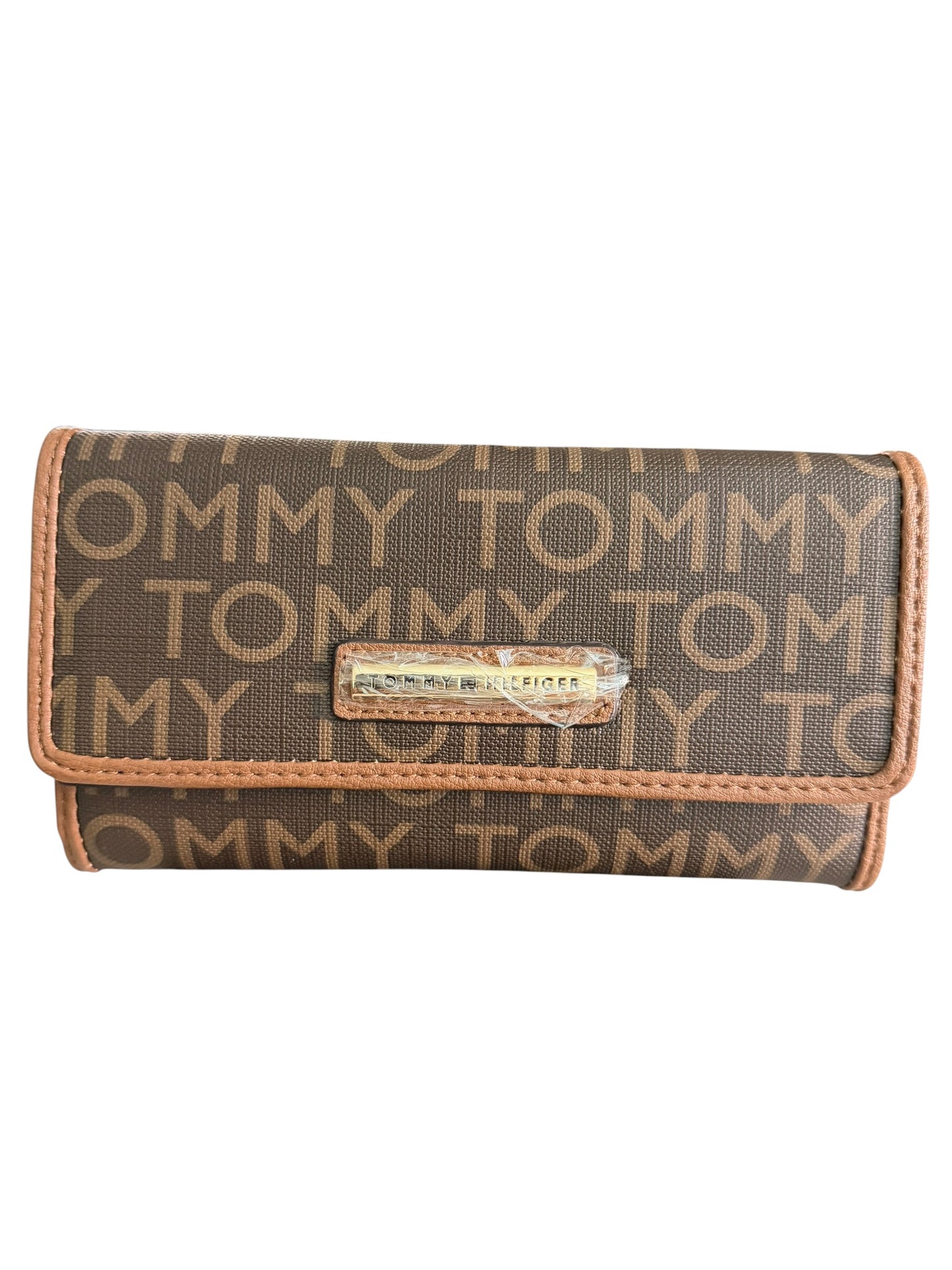 Billetera Tommy Hilfiger Original Café con Monograma