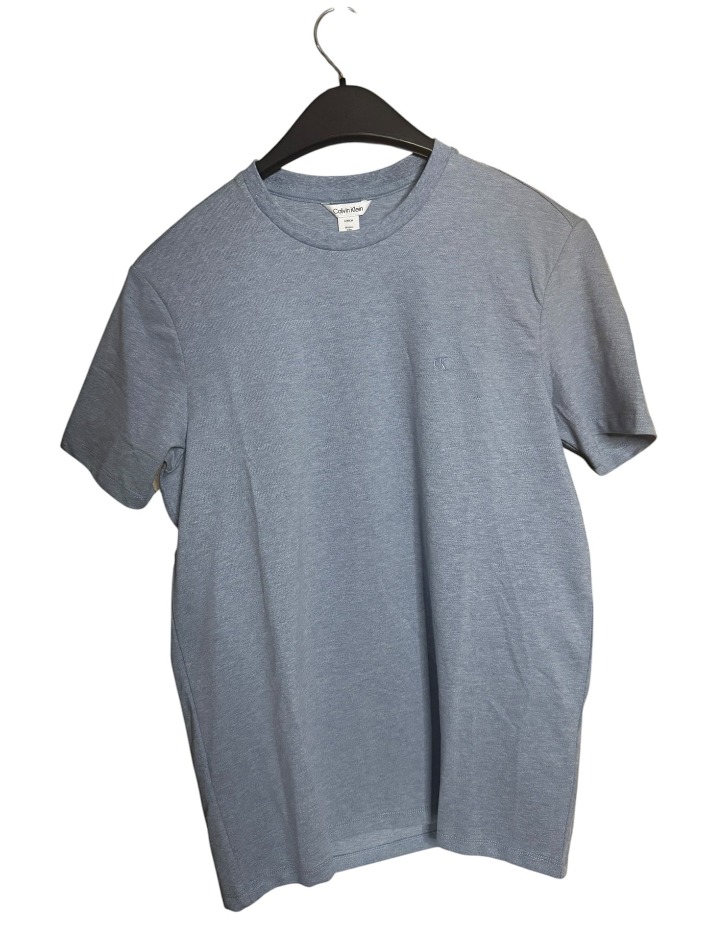 Camiseta Calvin Klein Hombre Azul Jaspeado Logo CK