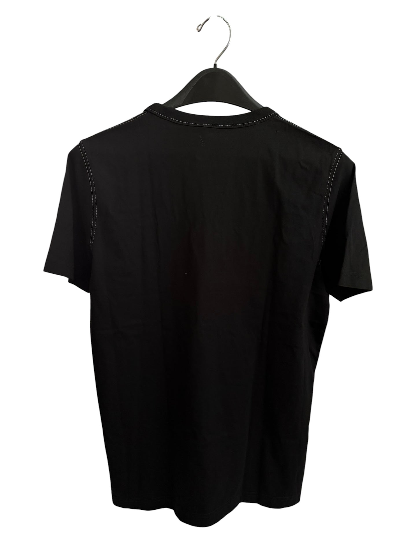 Camiseta Diesel Hombre Negra con Logo 3D Bordado Premium